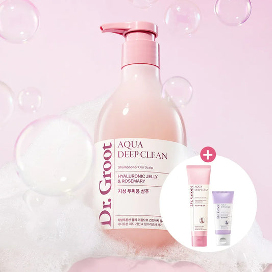 Dr. Groot Aqua Deep Clean Shampoo 330ml Set (+Shampoo 100ml+Treatment 50ml)