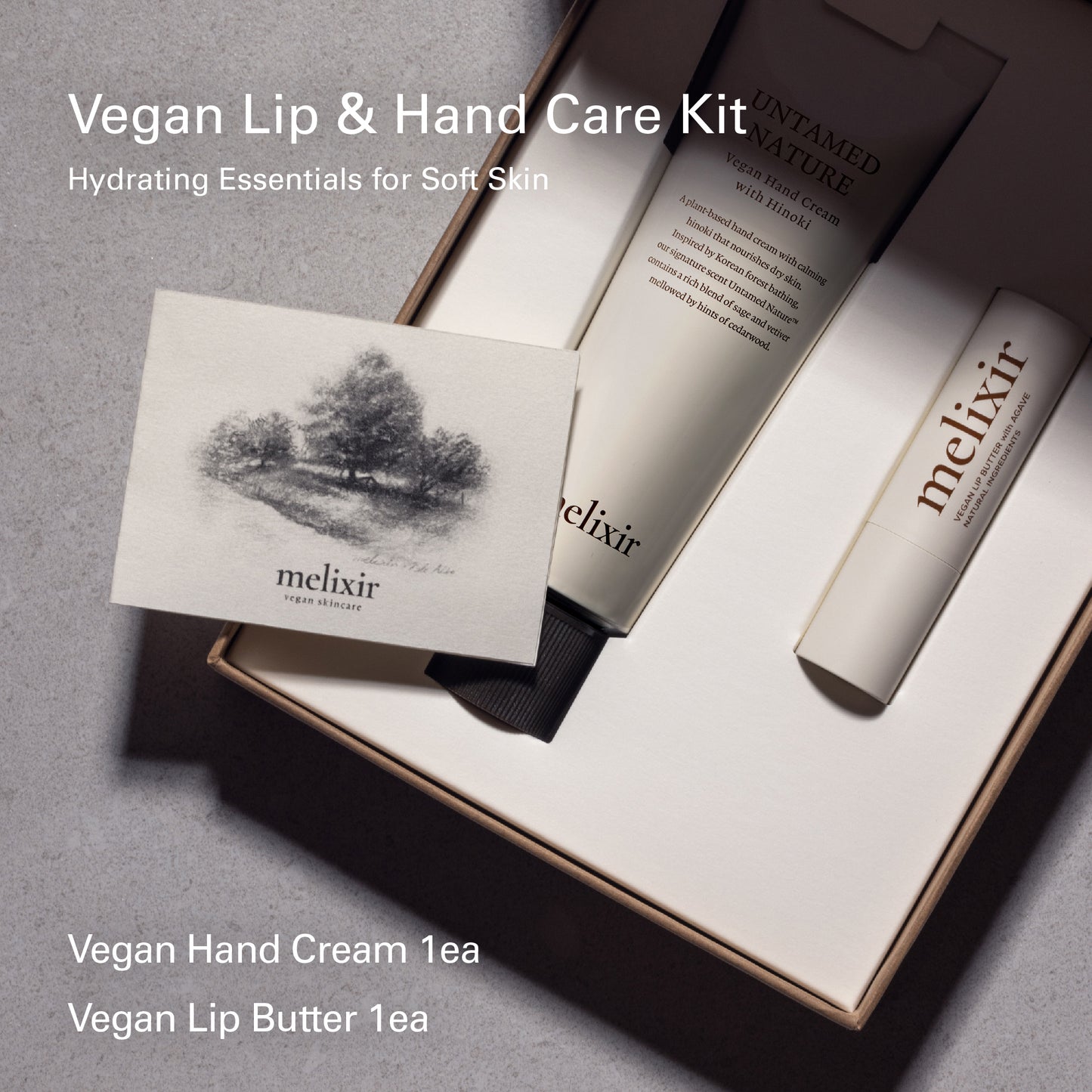 Melixir Vegan Lip and Hand Care Kit