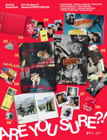 JIMIN x JUNGKOOK <ARE YOU SURE?! SEASON 2> PHOTOBOOK
