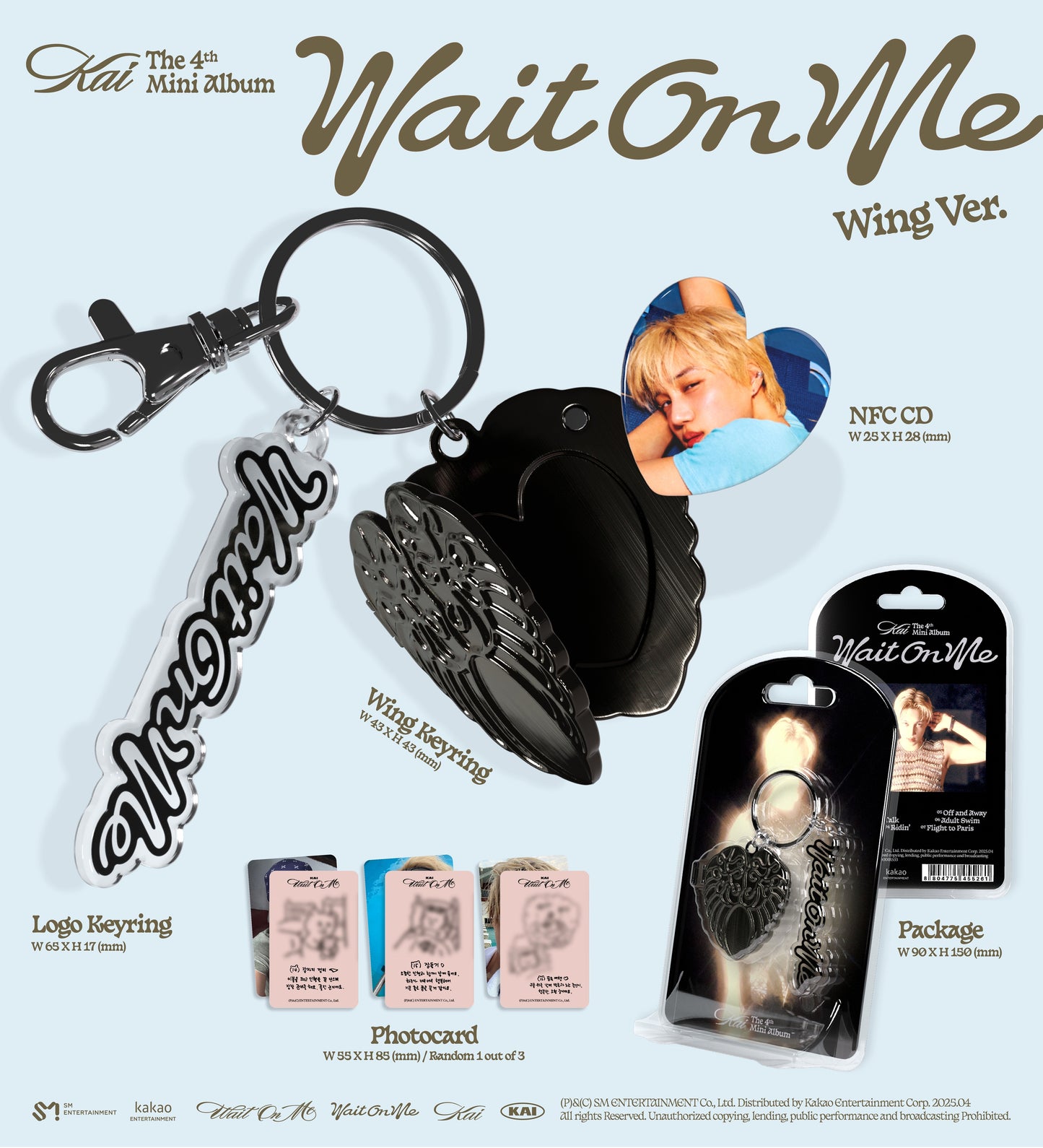 KAI - 4th mini album [Wait On Me] (Wing Ver.)