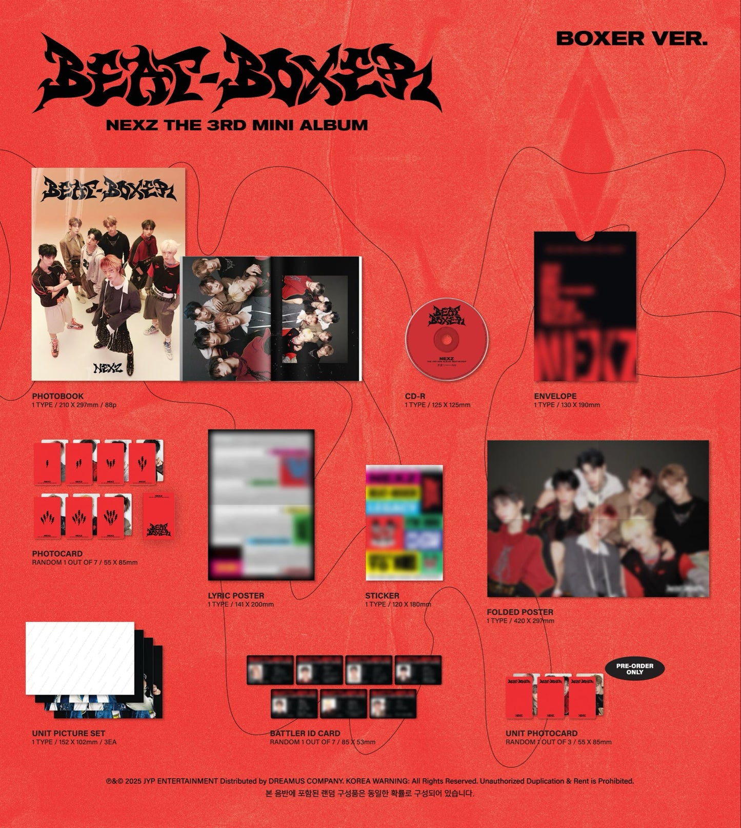 NEXZ - 3rd mini album [Beat-Boxer] (2 TYPES Random)