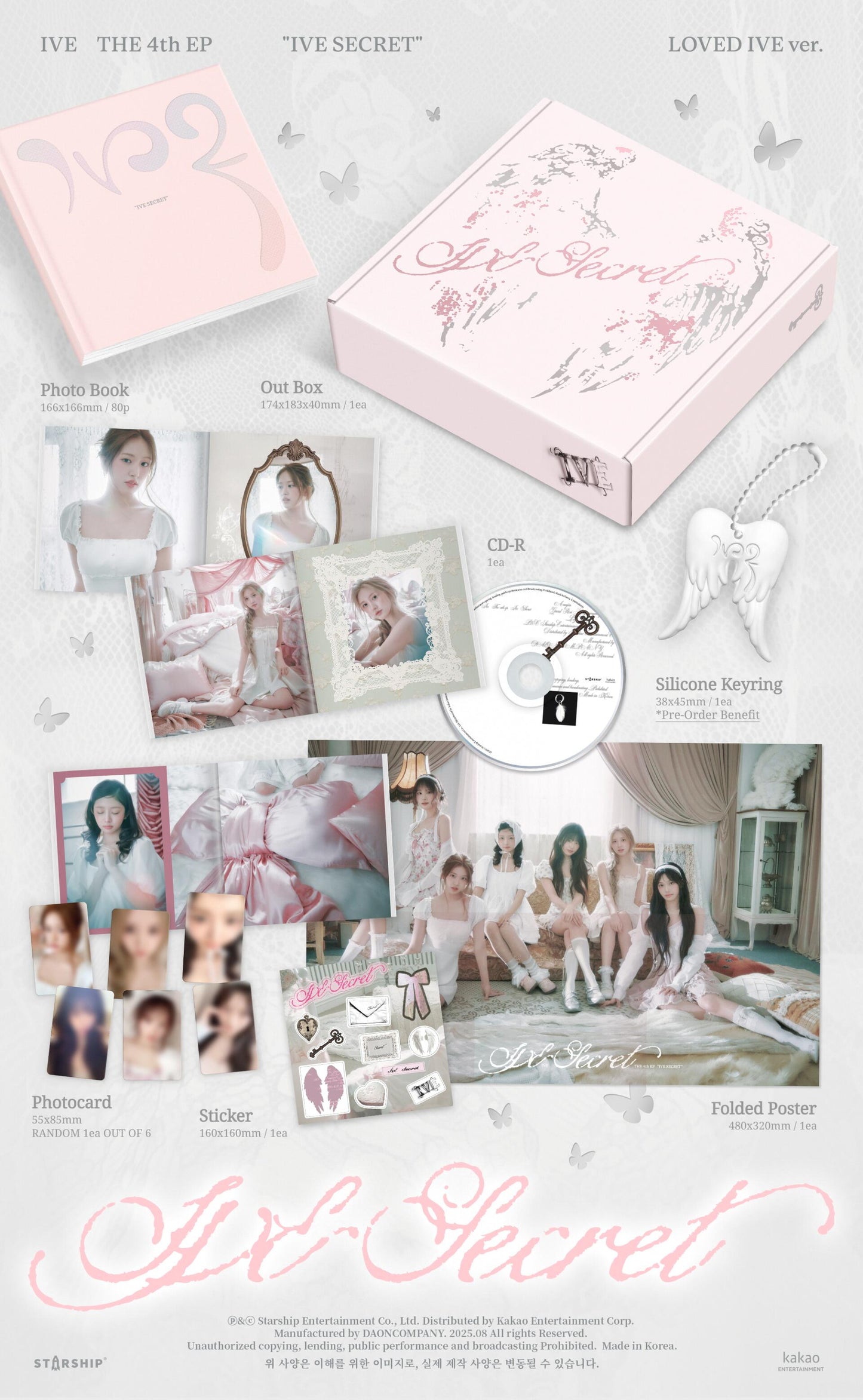IVE - 4th mini album [IVE SECRET] (LOVED IVE ver.) (LIMITED ver.)
