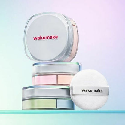 WAKEMAKE Stay Fixer Multi Color Powder Set (+brush)