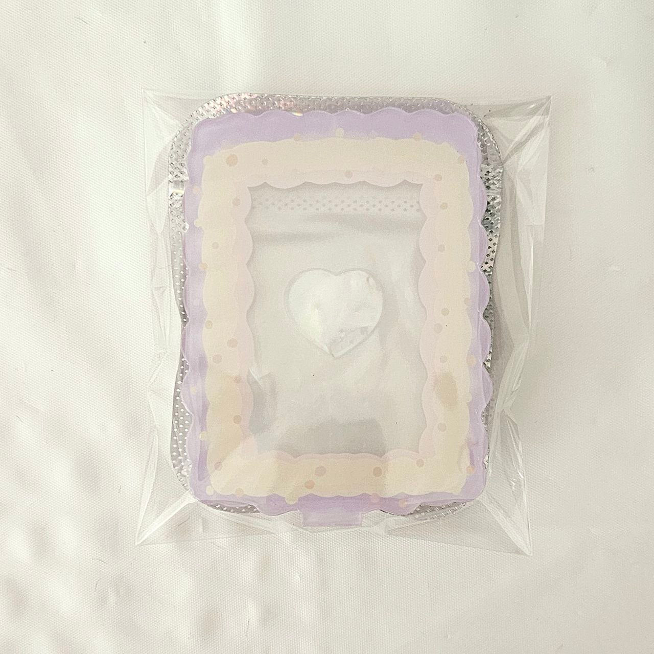 Photocard holder stand with accessories