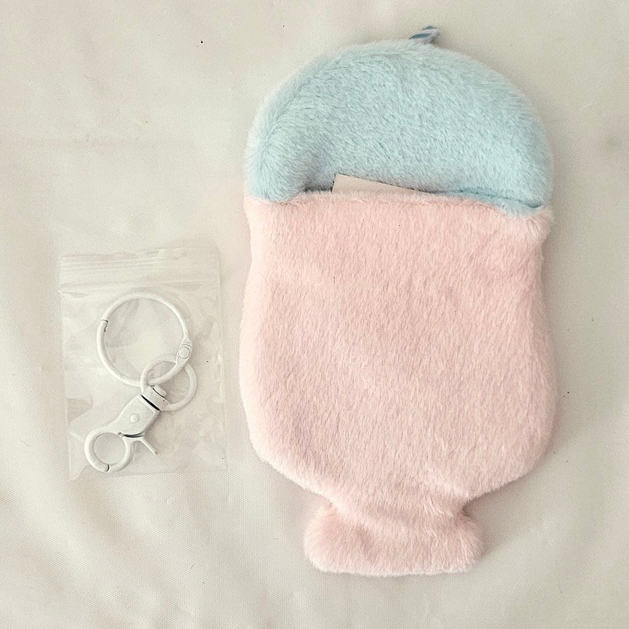 Pink-Blue drink Photocard Holder
