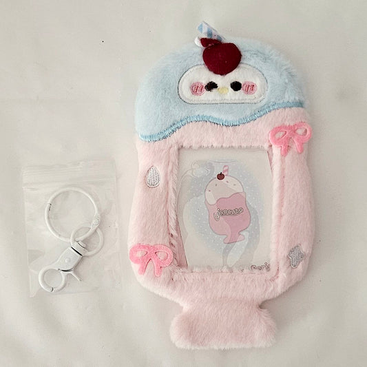 Pink-Blue drink Photocard Holder