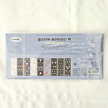 Blue Sticker Pack 9ea