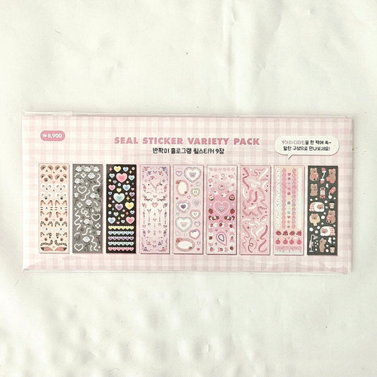 Pink Sticker Pack 9ea