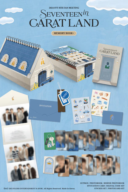 SEVENTEEN - 2024 SVT 8TH FAN MEETING [SEVENTEEN in CARAT LAND] MEMORY BOOK+