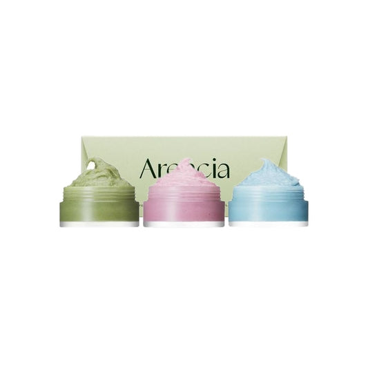 Arencia Fresh Cleanser 15g 3P Set (Green+Rosehip+Blue)