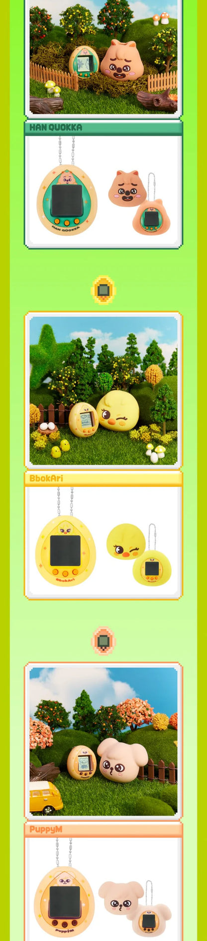Stray Kids SKZOO TAMAGOTCHI & CASE SET
