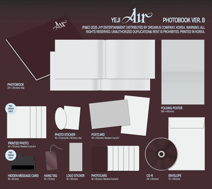 YEJI (ITZY) - [Air] (Photobook Ver.) (2 TYPES Random)